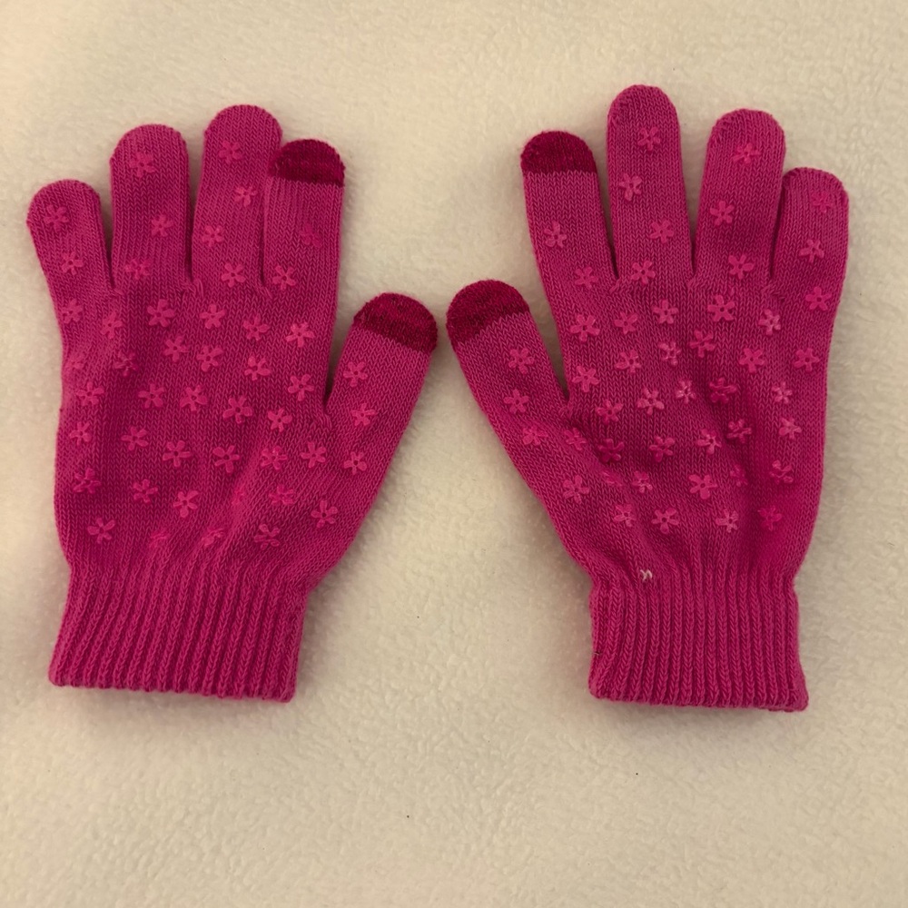 Smart Touch Pink Gloves